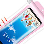 Водонепроникний чохол для смартфона Seaweed Gatherer рожевий, фото 9