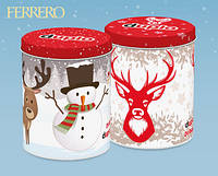 Ferrero Duplo Металлическая Коробка с Мотивом Cookie Cookie Jar Christmas Candy Bar