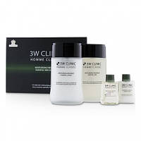 Набор для ухода за мужской кожей 3w Clinic Homme Classic Moisturizing Freshness Essentia 2 Items Set 360 мл