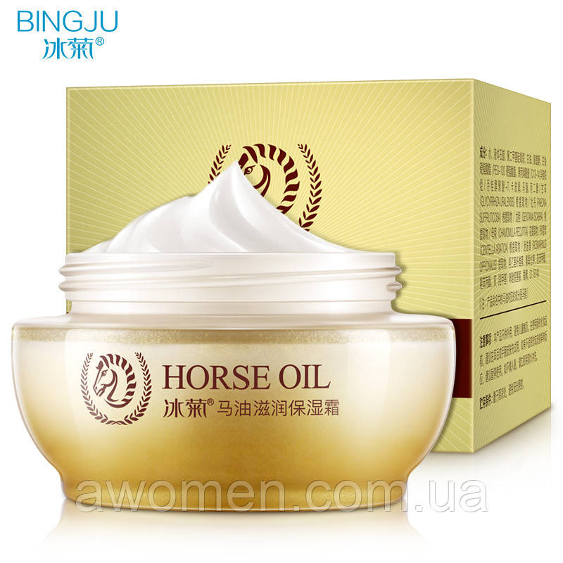 Крем для обличчя на основі кінського жиру Bingju Horse Oil (50 g)