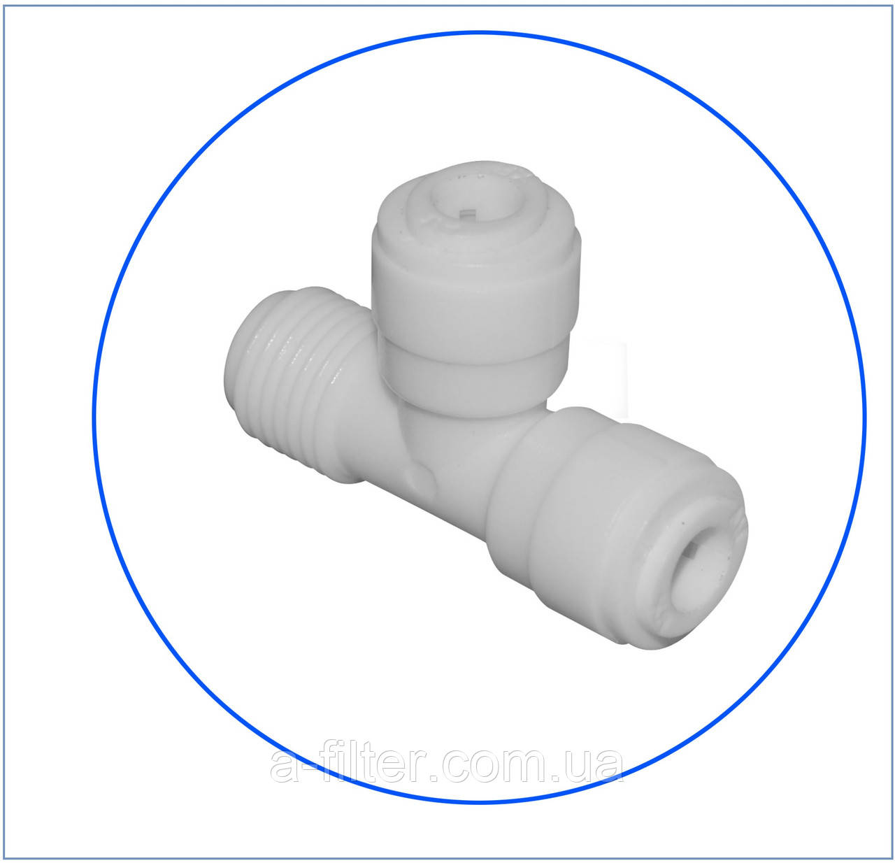 Тройник 1/4" трубка х 1/4" трубка х 1/4" РН., фото 1
