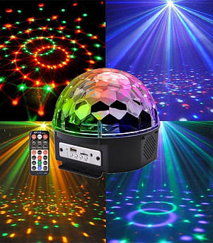 Диско-куля Magic Ball з динаміком / MP3 і Bluetooth
