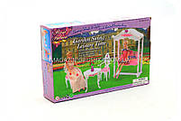 Дитяча іграшкова меблі Глорія Gloria для ляльок Барбі Для тераси 2619. Облаштуйте ляльковий будиночок, фото 2