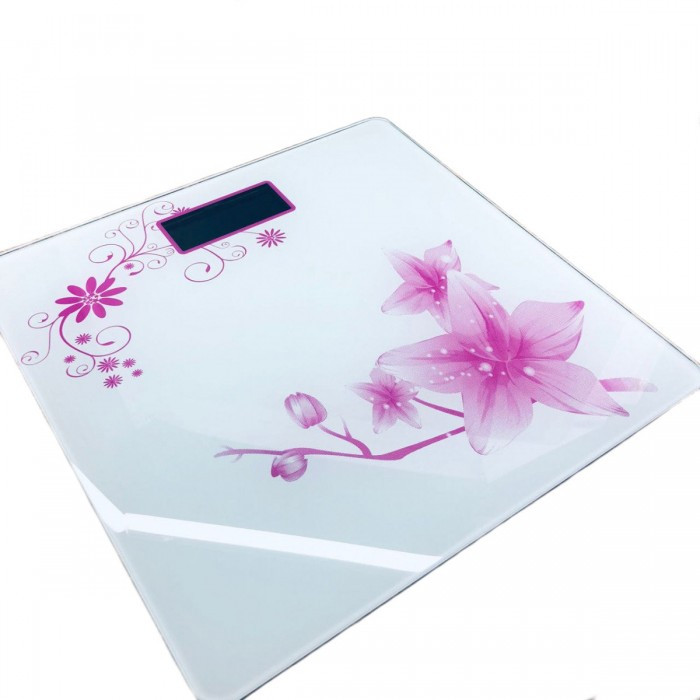 Електронні підлогові ваги Domotec WH-1604 до 180 кг БІЛІ, фото 1