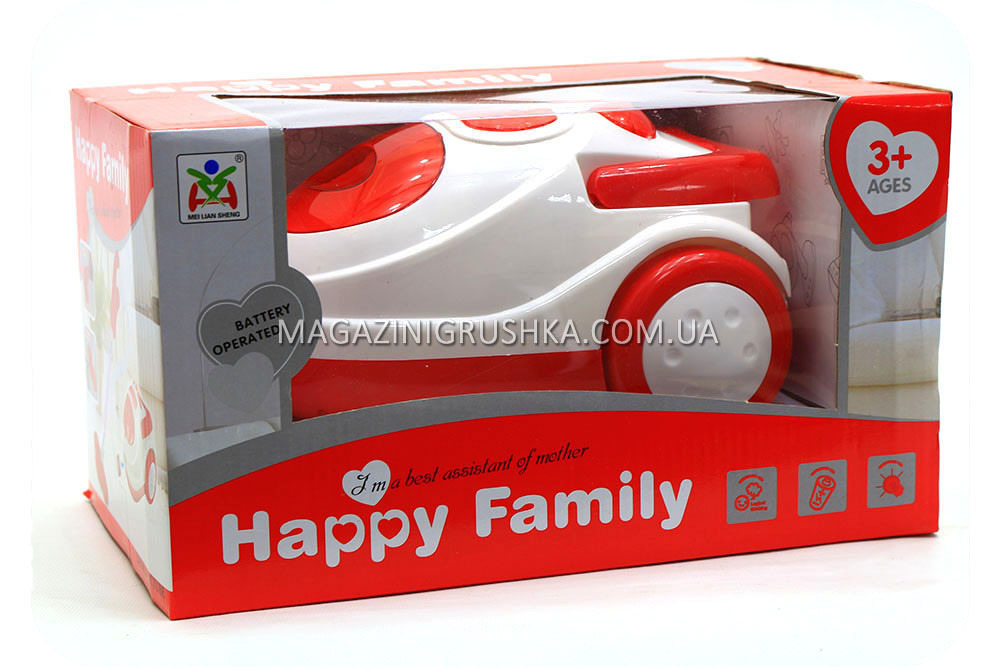 Дитячий пилосос на батарейках «Happy Family» (світло, звук) LS820K2, фото 1