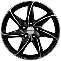 Литые диски Ronal R51 Basis R18 W8 PCD5x112 ET35 DIA76.1 (jet black front diamond cut)