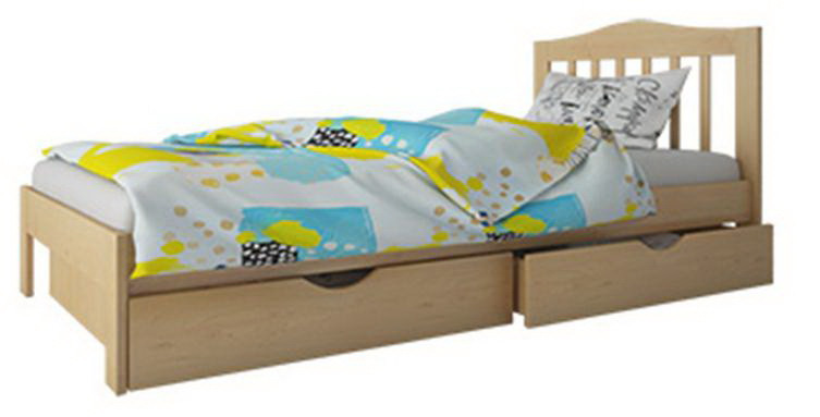 Ліжко "Хлоя міні" без ящков (масив бука) - фото 1 - id-p2191347953