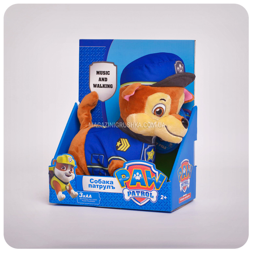 Інтерактивна м'яка іграшка Чейз «Щенячий патруль» Чейз, фото 1