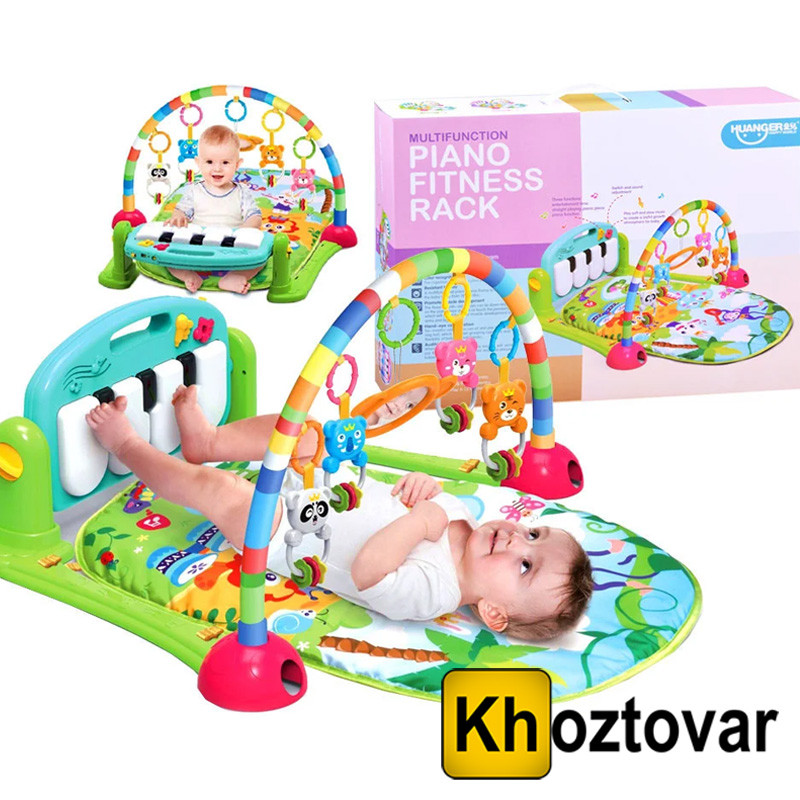 Дитячий розвивальний килимок Piano Fitness Rackhe ⁇ Зелений