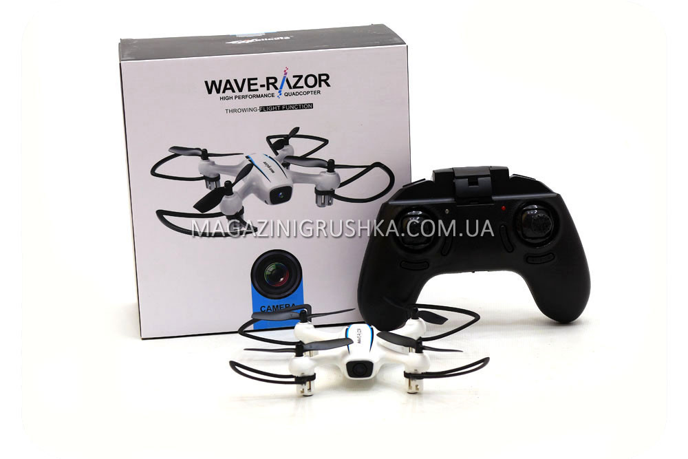 Квадрокоптер міні р/у Helicute H816HW WAVE-RAZOR з барометром і камерою WiFi, фото 1