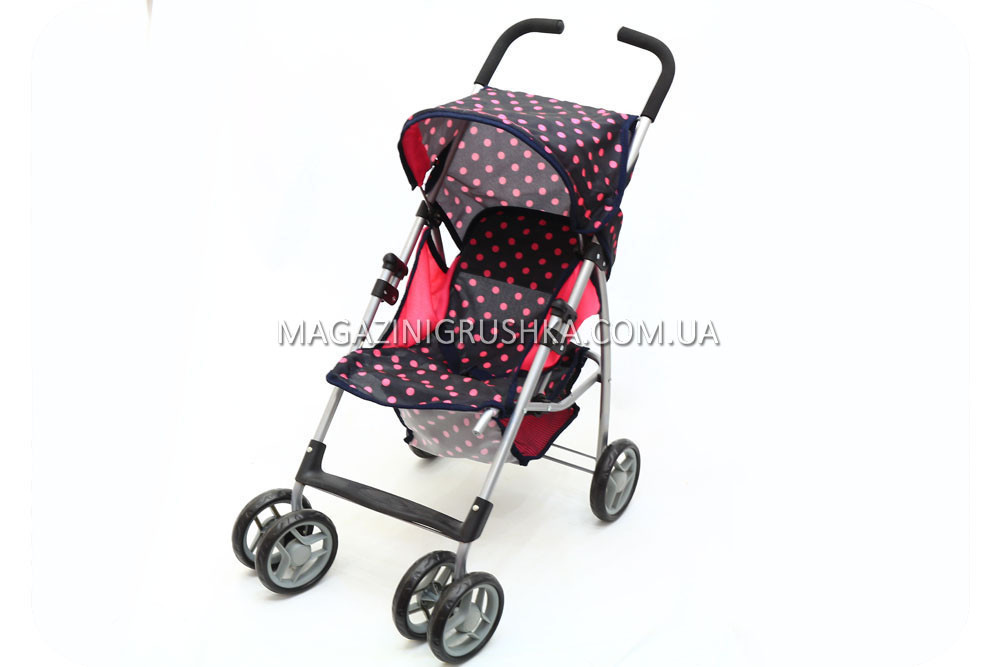 Коляска прогулянкова для ляльок з нішею і козирком 9351 A, фото 1