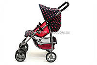 Коляска прогулянкова для ляльок з нішею і козирком 9351 A, фото 3
