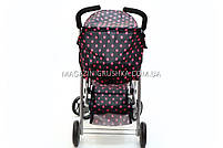 Коляска прогулянкова для ляльок з нішею і козирком 9351 A, фото 6