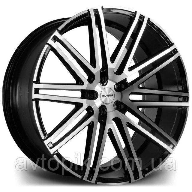 Литі диски Riviera RV120 R22 W9 PCD5x100 ET15 DIA74.1 (black polished)