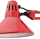 Лампа настільна на струбціні E27 LMN093 червона, фото 2