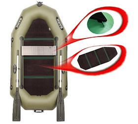 Bark B-220DSk човен надувний одномісний Барк 220 з книжкою і пересувним сидінням