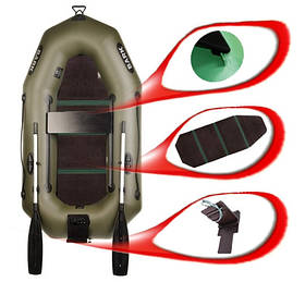 Bark B-210N Sk човен надувний одномісний Барк 210 з транцем і книжкою