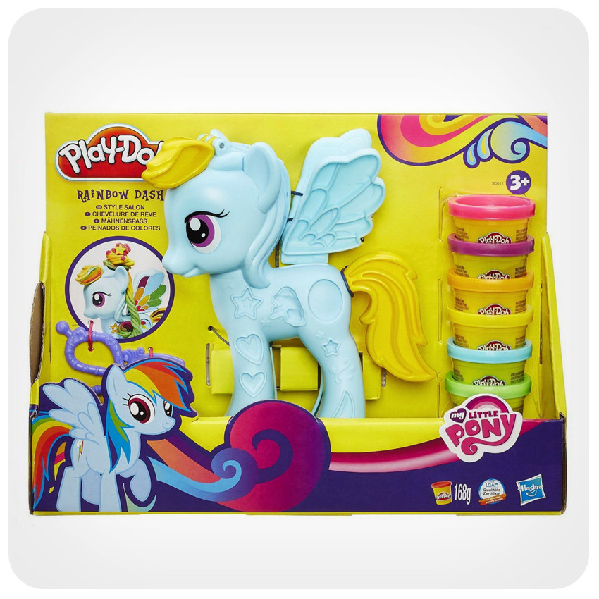 Набор для лепки Play-Doh «Стильний салон Рейнбоу Деш»