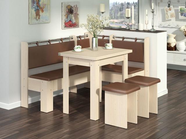 Уголок кухонный Гетьман ДСП дуб сонома+винил коричневый Уголок кухонный Гетьман ДСП дуб сонома+винил коричневый