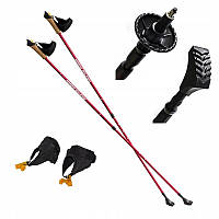 Палки для скандинавської ходьби NILS Extreme NW 607 Red