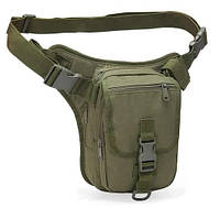 Набедренная поясная сумка-кобура TacticBag RVL A9001-олива