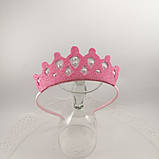 Корона сніжинка для Снігової королеви Корона сніжинки рожева корона чарівна паличка з чарівною паличкою, фото 6