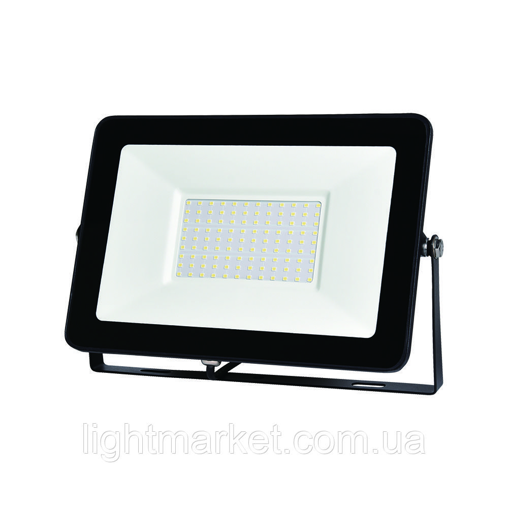 Прожектор світлодіодний без датчика чорний LED 100W 6400K Z-light ZL 4123