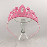 Корона сніжинка для Снігової королеви Корона сніжинки рожева корона чарівна паличка з чарівною паличкою, фото 7