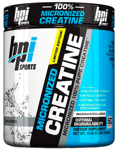 Креатин BPI Sports Creatine 300 грам 60 порцій