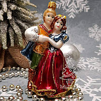 Irena набір Білосніжка і чаклунка Скляні іграшки на ялинку ручної роботи, фото 4