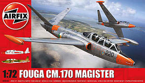 Збірна модель літака FOUGA CM.170 MAGISTER. 1/72 AIRFIX 03050