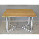 Білі металеві опори для столика N45 ніжки для столу, фото 3