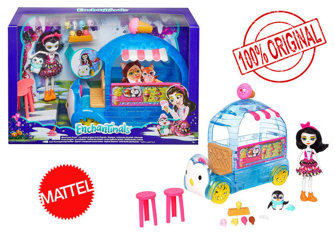 Купить Игровой набор Enchantimals Фургончик мороженого Прины Пингвины ...