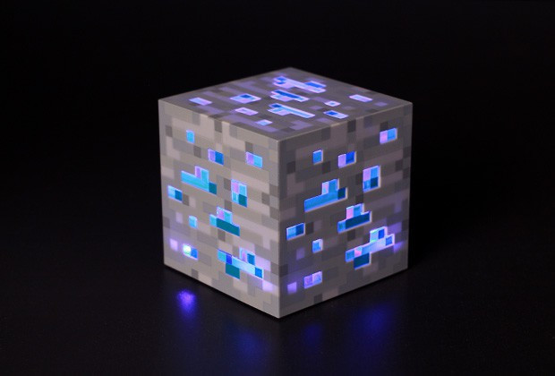 Нічник Алмазна руда Minecraft LED