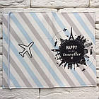 Тревел-кейс Happy to be a traveller 2 екошкіра, фото 2