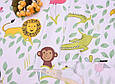 Сатин (бавовняна тканина) Зоопарк у зелених Листках, фото 4