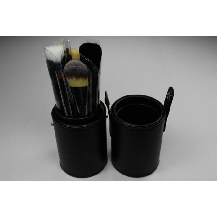 Набор кистей для профессионального макияжа MAC 12 шт в тубусе - фото 3 - id-p129143345