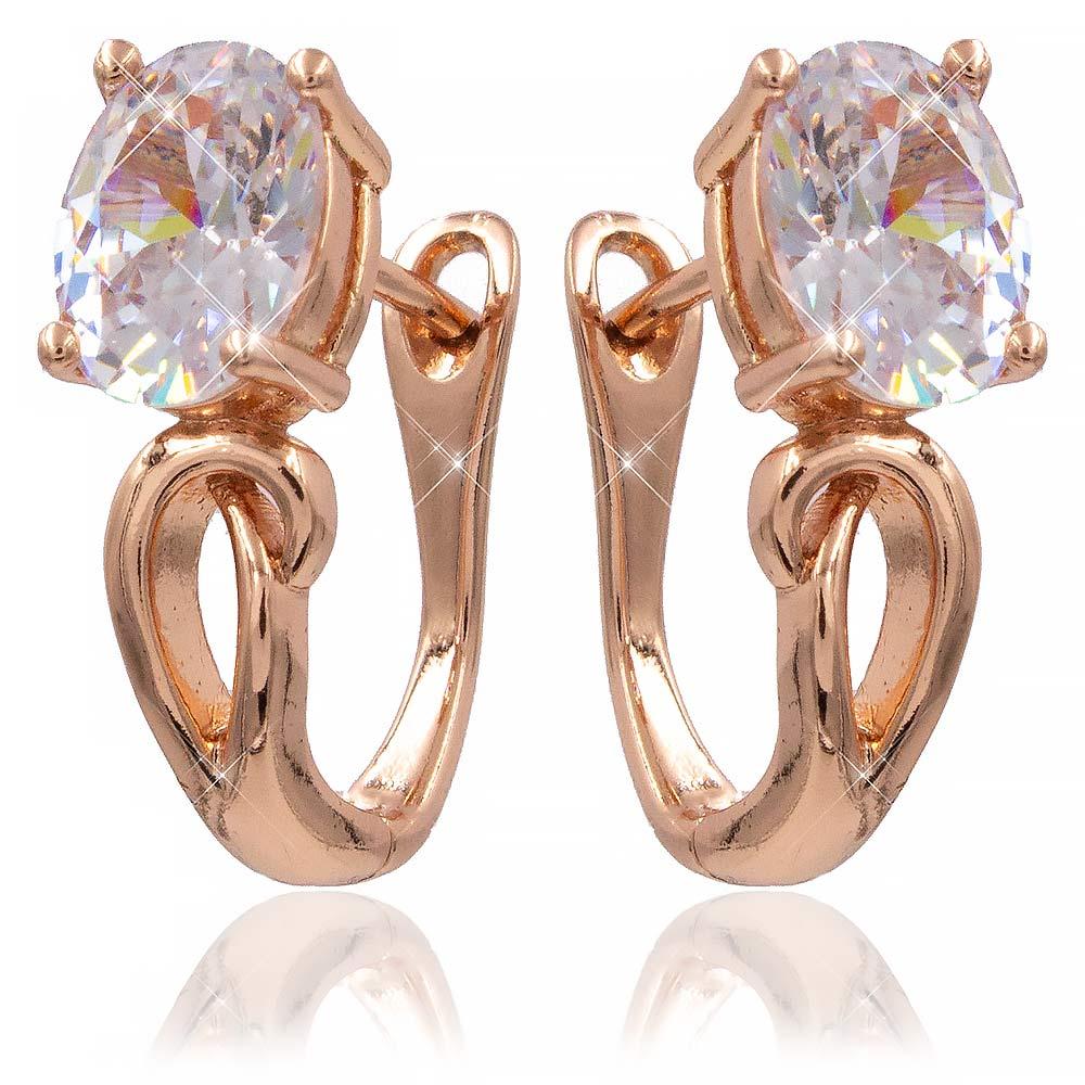 Сережки Xuping 1,7*0,7 см (Медичне золото) 624284