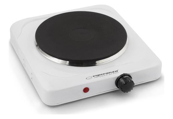 Плита електрична Esperanza EKH002W Pinatubo white