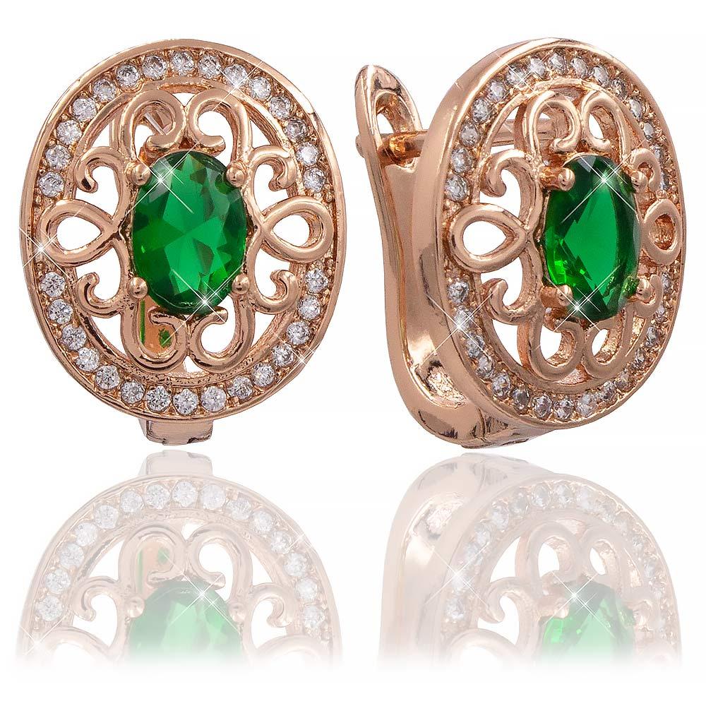 Сережки Xuping 1,6 см (Медичне золото) 724356(4)