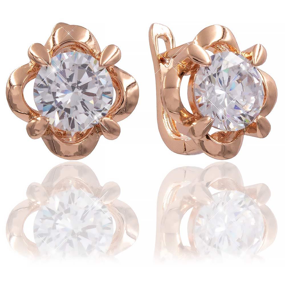 Сережки Xuping 1,2 см (Медичне золото) 724379