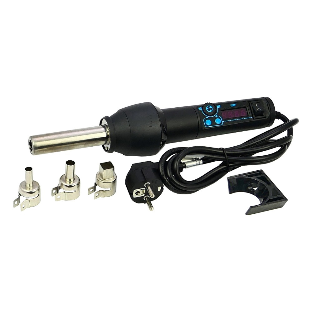 Термофен WEP 8858-I з вбудованим цифровим блоком управління (регулювання t 100-480 гр C, 650W, 220V), фото 1