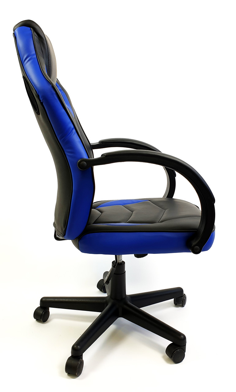Кресло офисное компьютерное 7F RACER EVO, синие - фото 3 - id-p1091469723