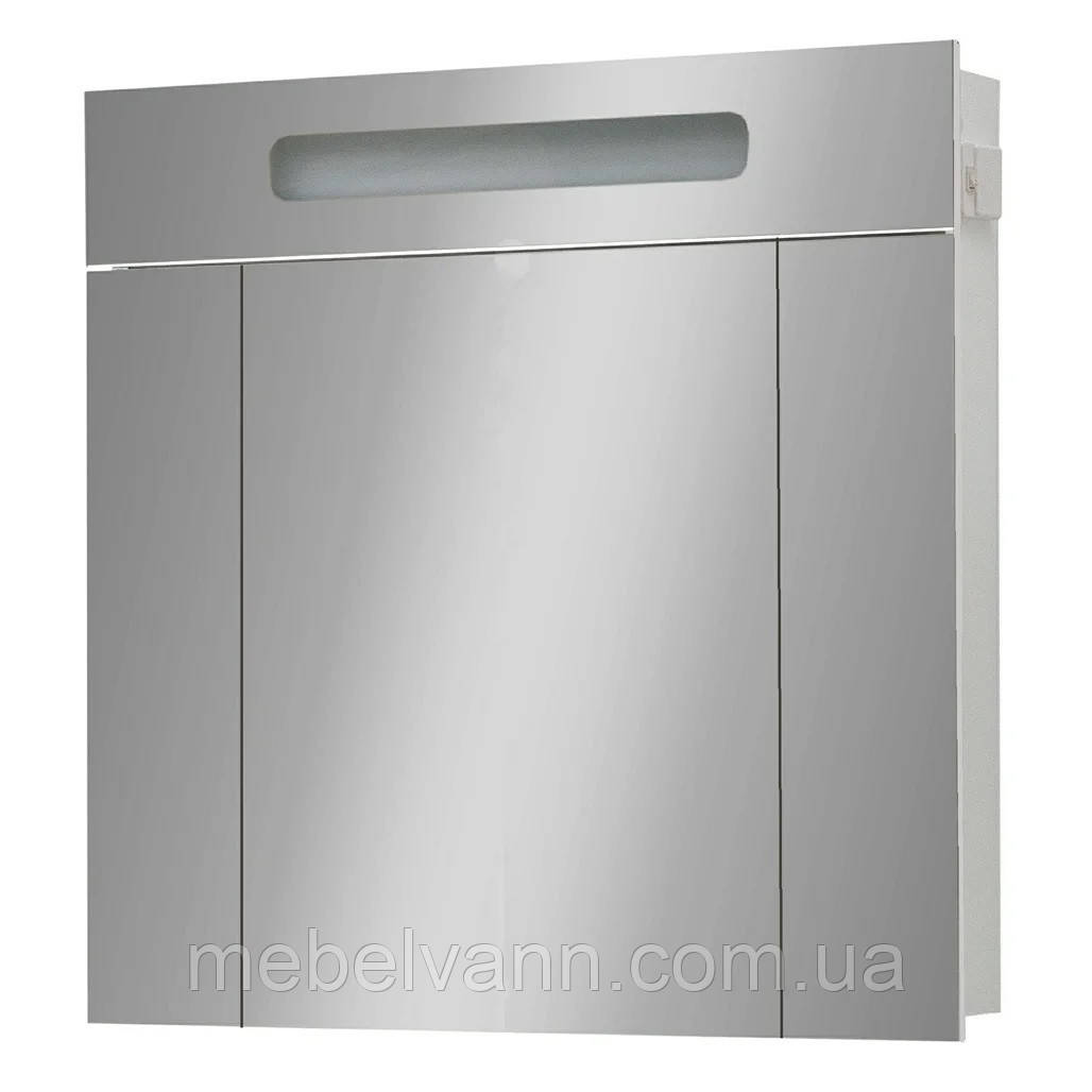 Дзеркальна шафа для ванної кімнати Марко Z-80, фото 1