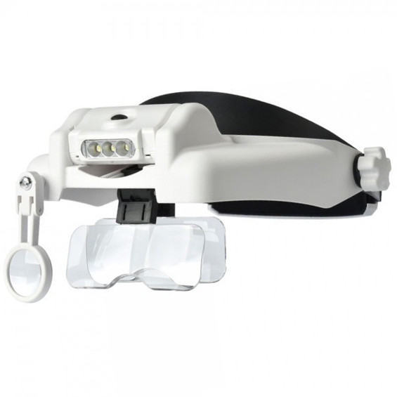 Бінокулярні лупи окуляри MG82000M (1.0x-3.5x) з Led-підсвіткою