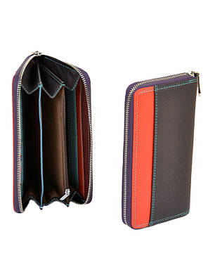 Жіночий шкіряний гаманець-клатч Dr. Bond (WRS-2 фіолетовий), фото 2