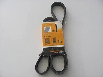 Ремінь генератора на VW LT 2.8 TDI 96 kw — CONTITECH — 6PK1642