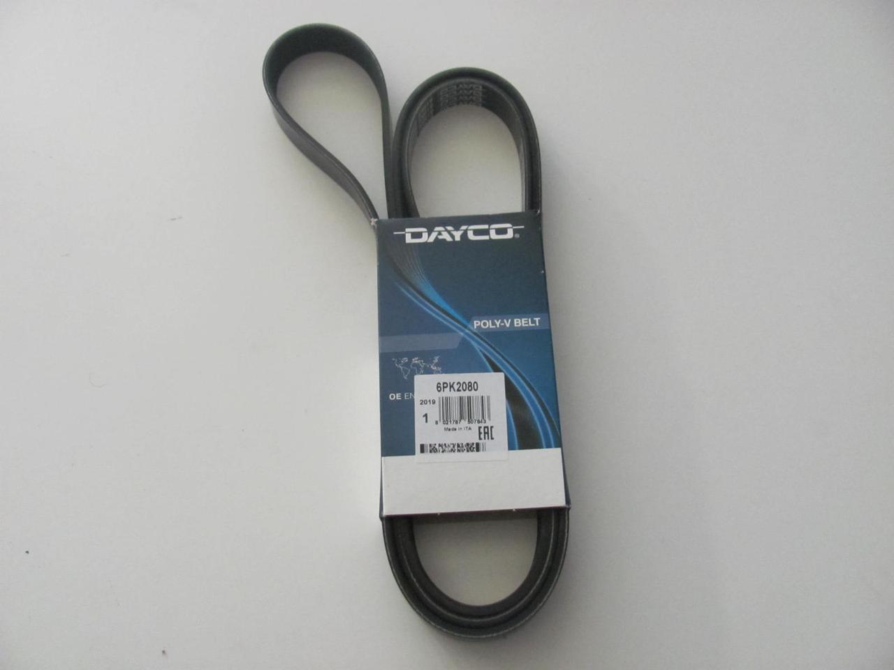 Ремінь генератора на Vito 638 2.2 CDI (-AC) — DAYCO — 6PK2080., фото 1