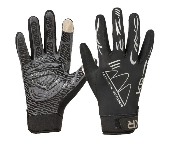 Велосипедні рукавички Tech Outdoor чорні XL