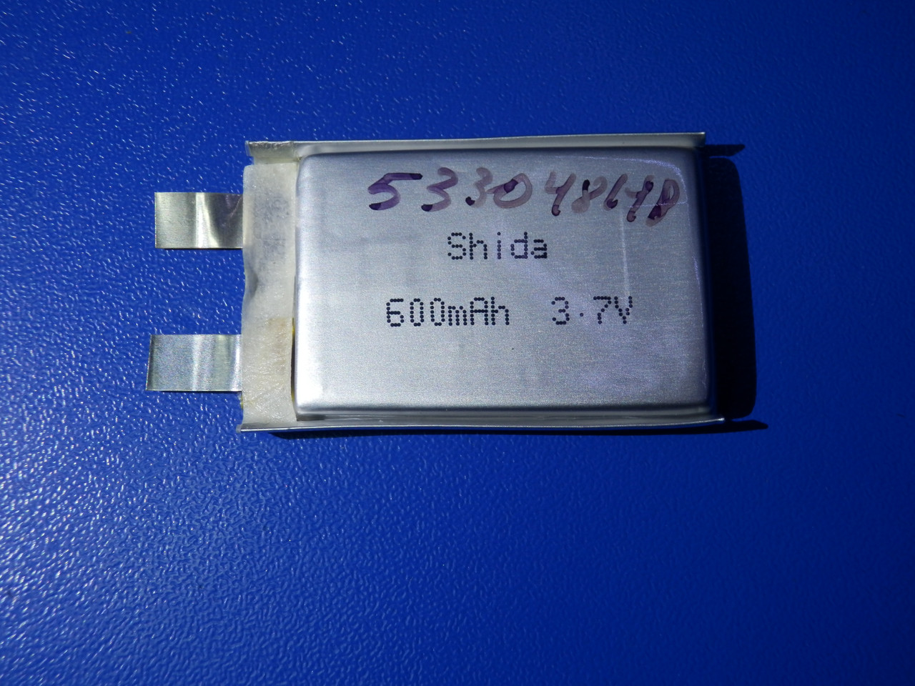 Акумулятор Li-pol Shida 533048P 3,7 v 600mAh-12С, фото 1
